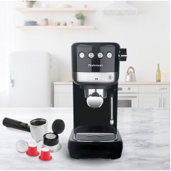 Rohnson Μηχανή Espresso 1350W Πίεσης 20bar Μαύρη R-98014 Rohnson Μηχανή Espresso 1350W Πίεσης 20bar Μαύρη R-98014